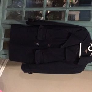 Adrienne Vittdini navy blue coat
